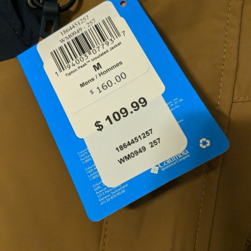 Columbia Tipton peak insulated hooded jacket - Picture 4 of 6